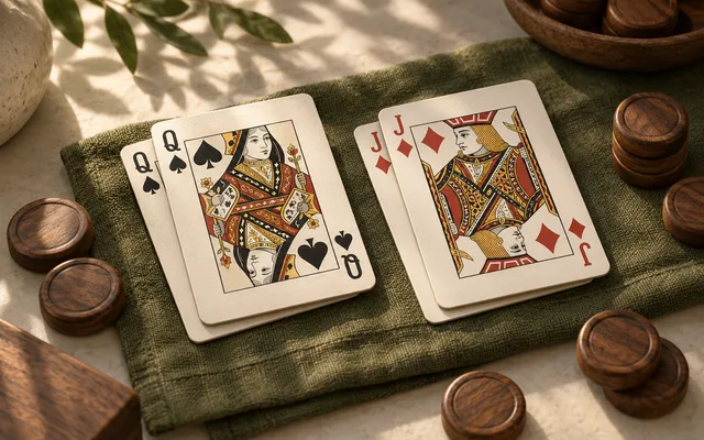 Binokel table illustration
