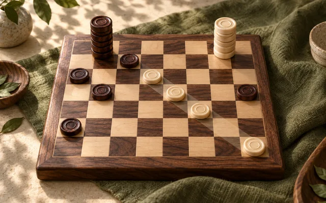 Brazilian Draughts table illustration