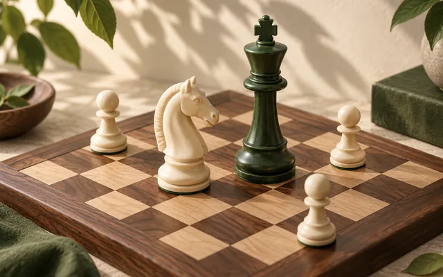 Chess table illustration