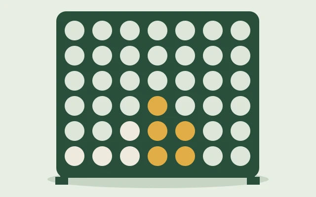 Connect Four table illustration