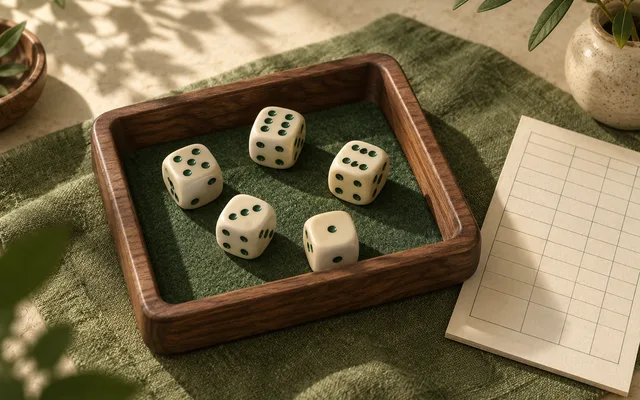 Dice table illustration