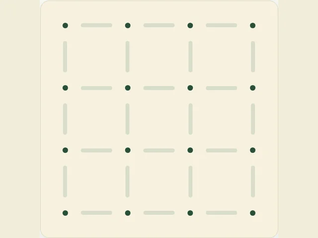 Dots & Boxes table illustration