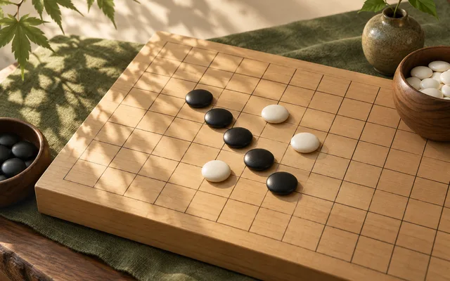 Gomoku table illustration