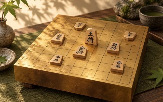 Shogi table illustration
